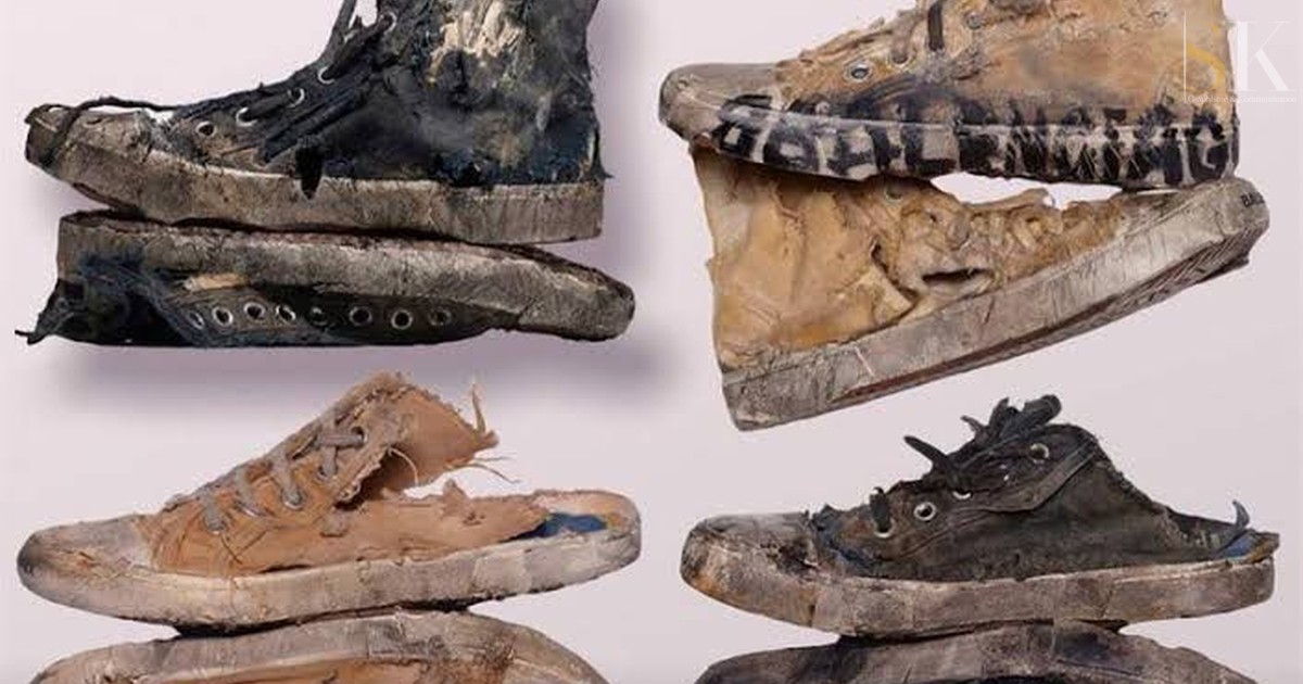 Balenciaga Luncurkan Sepatu Tampak Rusak, Dibanderol Rp26 Juta