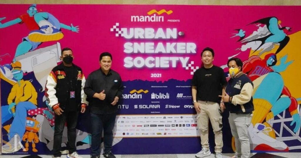 Kunjungan Erick Thohir ke Urban Sneaker Society: Dorong Anak Muda Berkarya