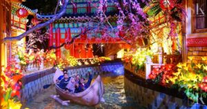 Malang Night “Paradise”: Taman Cahaya Keluarga Hits