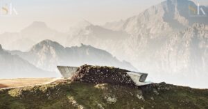 Museum Reinhold Messner Haus di Pegunungan Dolomites Italia