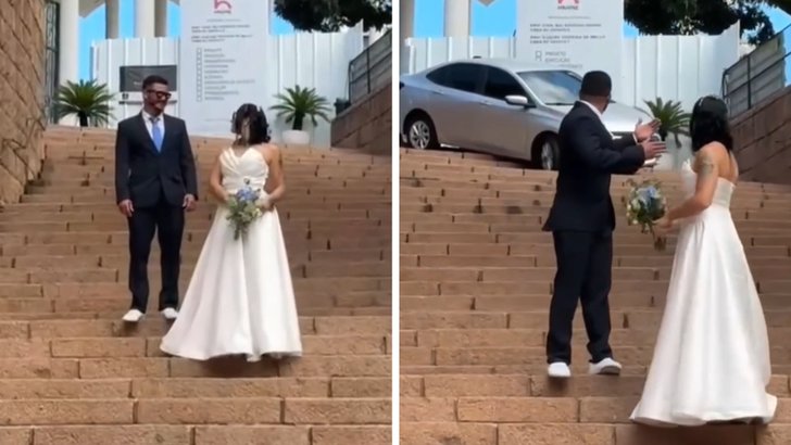 Kecelakaan Saat Foto Prewed di Tangga Katedral, Mobil Menubruk Pasangan