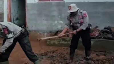 Banjir Bandang Pekutatan Jembrana, 16 Keluarga Mengungsi, Polisi Evakuasi