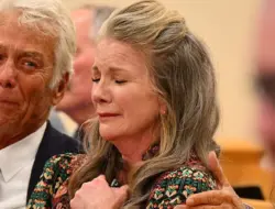 Melissa Gilbert menangis saat suaminya bebas dari tuduhan pelecehan anak