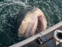 Nelayan Ingatkan Bahaya Hiu Buaya 200 kg di Pantai Sydney