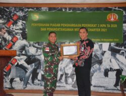 Korem 174 Merauke Raih Peringkat Tiga IKPA di Kabupaten Merauke