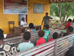 Satgas TMMD Mimika Sosialisasikan Pertanian ke Warga Kampung Apuri