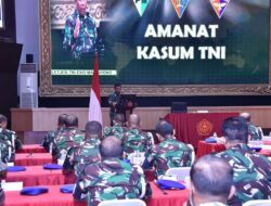Kasum TNI Pimpin Rapat Konsolidasi dengan Para Dansatpom