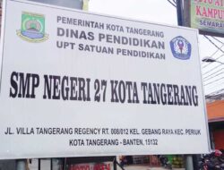 Diduga Hasil PPDB Dinas Pendidikan Beda dengan Pendaftaran SMPN 27 Tangerang
