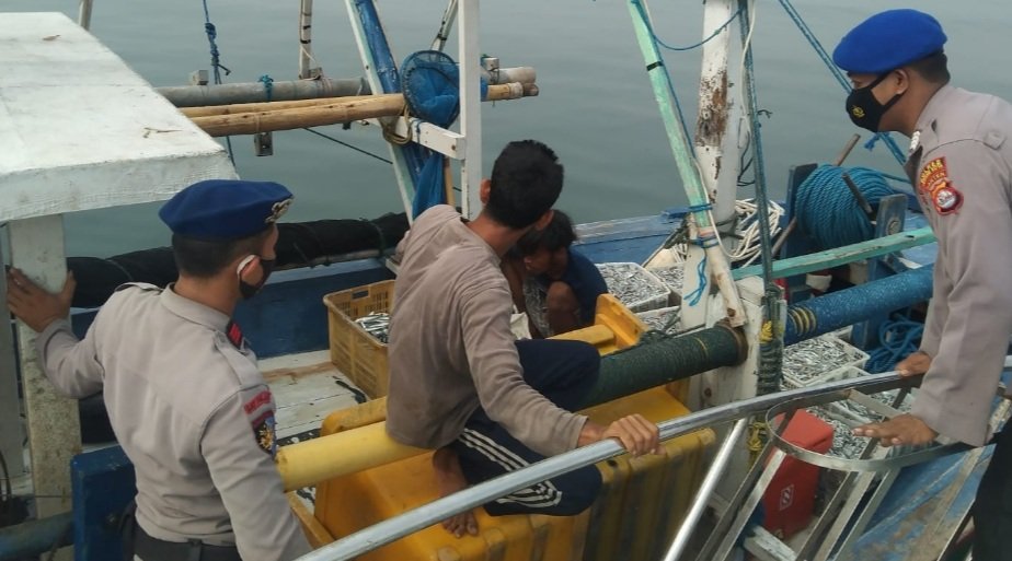 Satpolair Polres Serang Patroli Monitoring Pasang Surut Air Laut