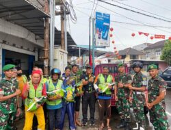 Yonif 147/KGJ Gelar Bakti Sosial untuk Warga Kurang Mampu