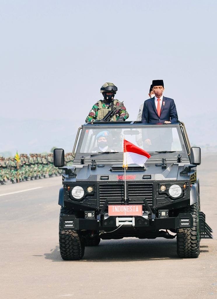 Panglima TNI Dampingi Presiden di Upacara Penetapan Komponen Cadangan