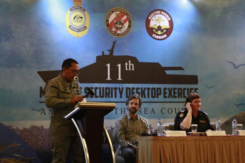 Bakamla RI dan ABF Laksanakan Latihan Keamanan Maritim ke-11