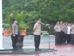 Rasa Haru di Apel Pagi Kapolda Banten Saat Personil Berpamitan