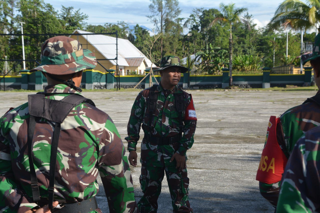 Kodim 1710/Mimika Laksanakan Latihan TNI AD Serang TW I untuk Pertahankan Kemampuan Prajurit