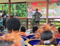 Pangdam Cenderawasih Ajak Masyarakat Kali Biru Tingkatkan Imun Lewat Bersepeda