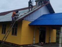 Rehab Gereja Yonif 757 Agar Masyarakat Papua Lebih Nyaman Beribadah