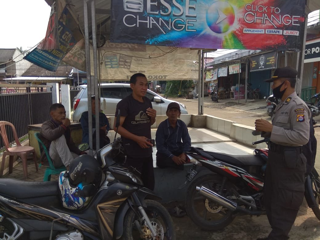 Tim Urkes Cek Suhu Anggota dan Tamu di Pintu Masuk Mako Polres Lebak