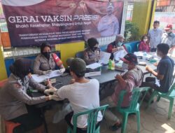 PPKM Darurat Hari Ketujuh, Polda Banten Vaksinasi 1711 Warga