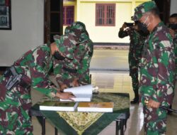 Danrem 174 Merauke Pimpin Serah Terima Satgas Pamrahwan di Mimika