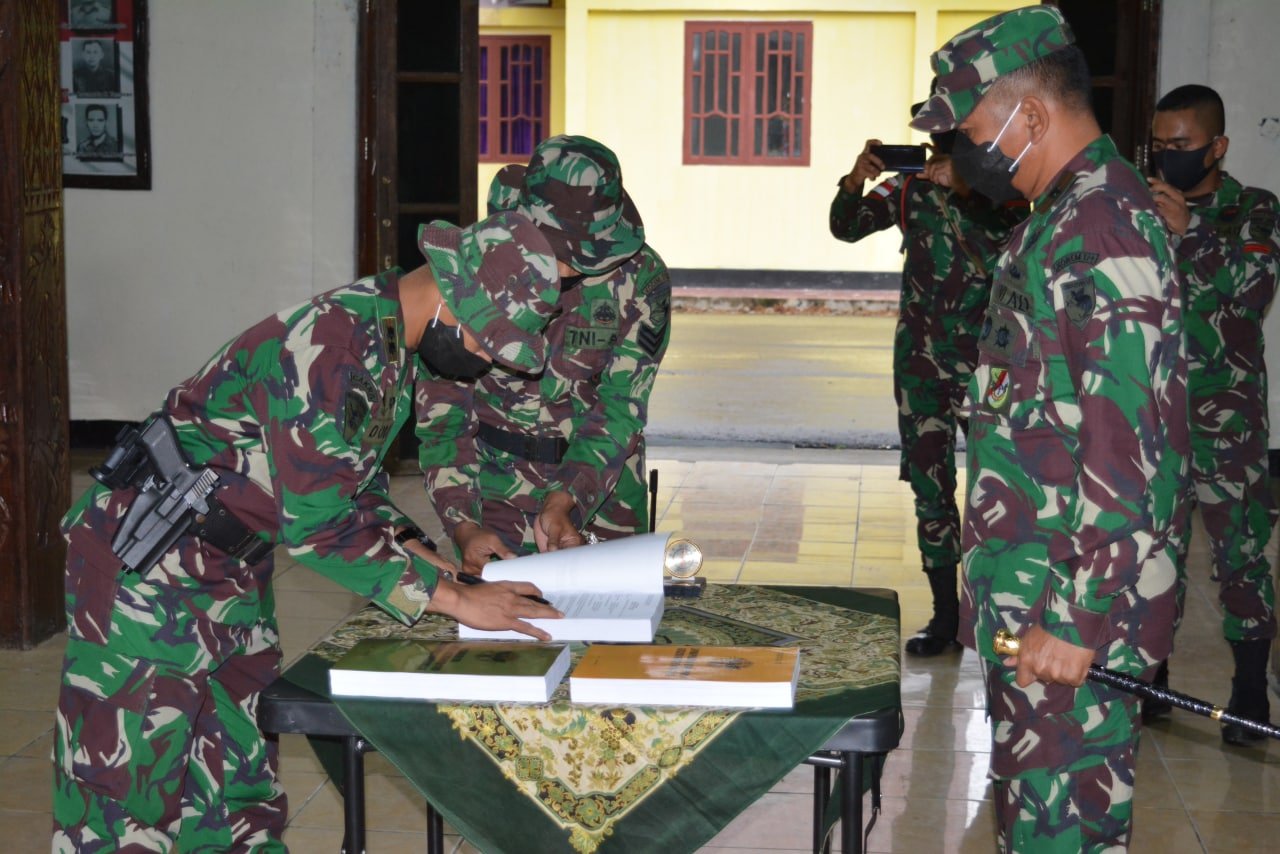 Danrem 174 Merauke Pimpin Serah Terima Satgas Pamrahwan di Mimika