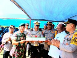 TNI Adalah Kita, Satgas Pamtas Yonif Raider 142/KJ Gelar Lomba Tari Papua