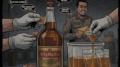Skandal Pita Cukai Bekas: Tercium Aroma Main Mata Oknum Bea Cukai dan Produsen Miras