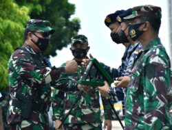 Satgasrat Brigif Raider-9/DY Kostrad Tiba di Sumatera dan Siap Tempur