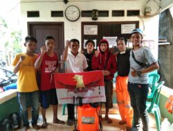 Cegah Corona MAC LMPP Bonjer Semprotkan Disinfektan ke Seluruh Area