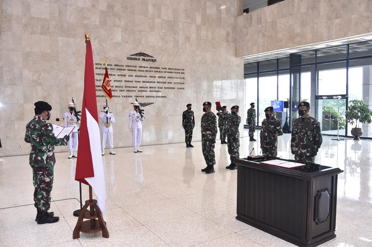 Panglima TNI Pimpin Serah Terima Jabatan Pangkogabwilhan III dan Dandema Mabes TNI