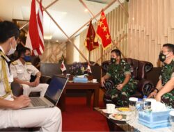 Pangkogabwilhan I Terima Kunjungan Direktur Atlantik Kemhan Jepang