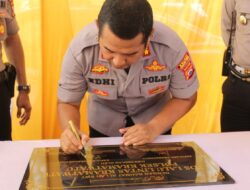 Kapolres Serang Kota Resmikan Pos Polisi di Alun-Alun Kramatwatu