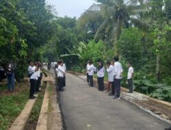 Pj Walikota Serang Tinjau Perbaikan Jalan Penghubung Dua Kecamatan