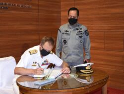 Kepala Bakamla RI Terima Kunjungan Kasal Australia dalam Hubungan Sahabat