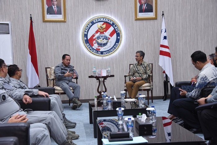 Kepala Bakamla RI Terima Kunjungan Dirjen HPI Kemlu