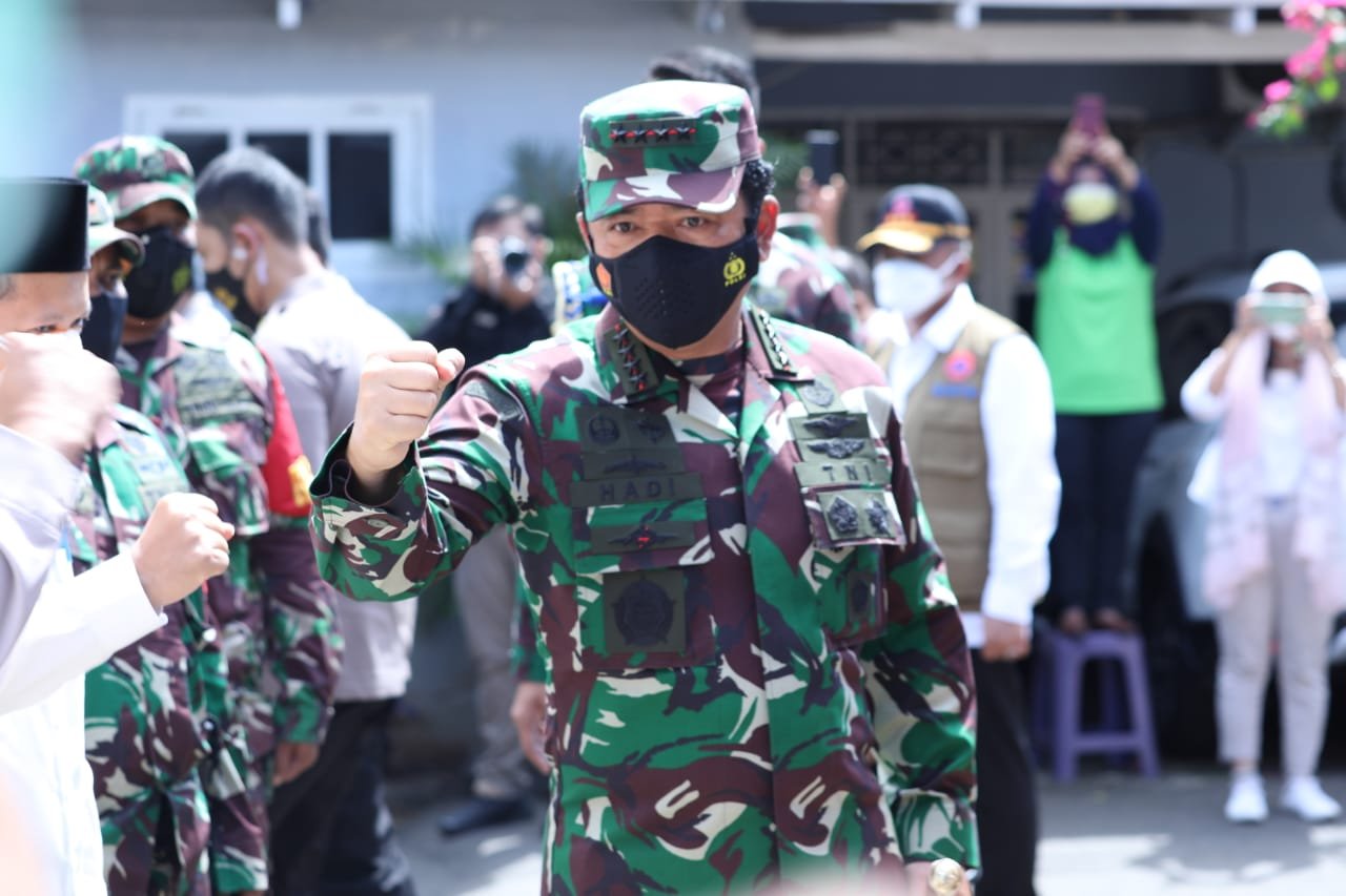 Panglima TNI Sebut Kolaborasi Empat Pilar Penting Tangani Covid-19