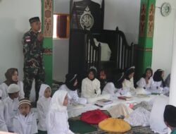 Tim Hadroh Satgas Yonarmed 1 Hidupkan Acara Khataman Al-Qur’an Warga Binaan