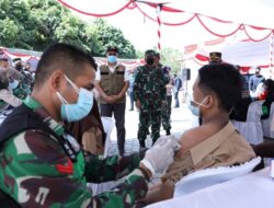 Panglima TNI: Lanjutkan Vaksinasi untuk Bangun Kekebalan Komunal