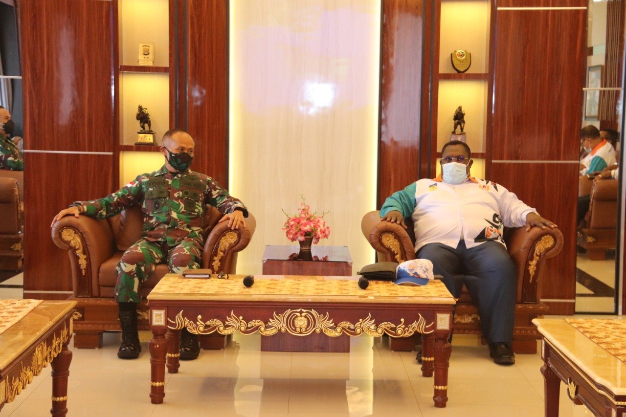 Kodam XVII/Cenderawasih Siap Dukung KONI Papua Demi Suksesnya PON XX 2021