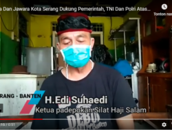 Warga dan Jawara Kota Serang Dukung Upaya TNI Polri Tangani Covid-19