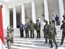 Kasum TNI Tinjau Gladi Bersih HUT ke-76 TNI di Istana Merdeka