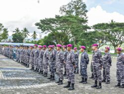 Danlantamal IX Periksa Kesiapsiagaan Prajurit Jelang Idulfitri lewat Apel Khusus