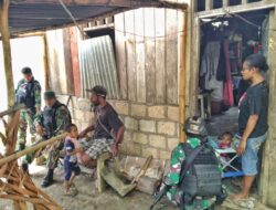 Satgas Pamtas Yonif 126/KC Bangun Hubungan Emosional Positif lewat Komsos di Perbatasan Papua