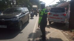 Ambulance Tabrak Sepeda Motor di Jalinsum Pringsewu