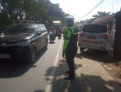 Ambulance Tabrak Sepeda Motor di Jalinsum Pringsewu