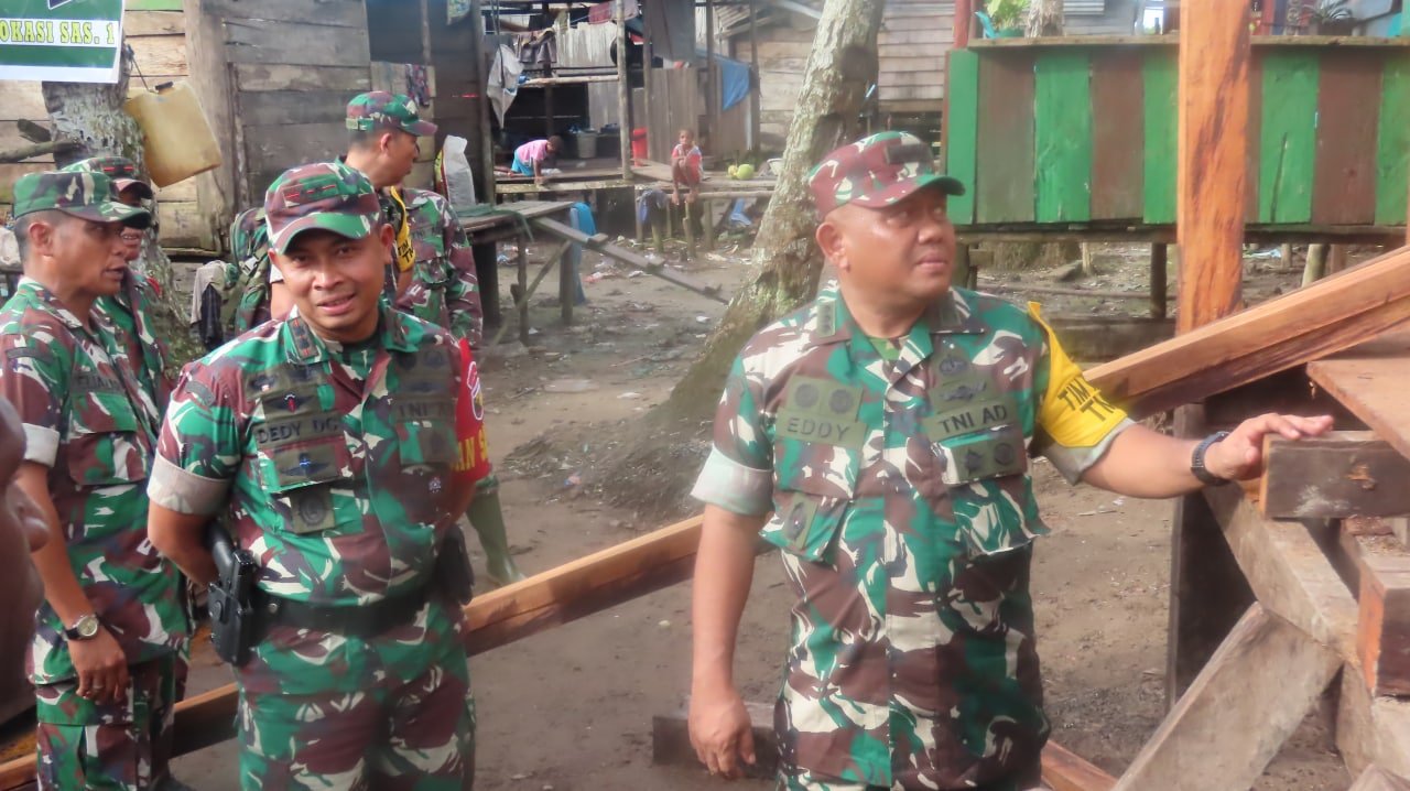 Tim Wasev Kunjungi Satgas TMMD Ke-114 Kodim 1710 Mimika