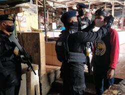 Sat Brimob PMJ Patroli Terapkan Disiplin Protokol Kesehatan