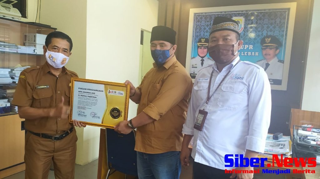 Kepala Dinas Lebak Raih HPN Award 2021 karena Akses Informasi Lancar