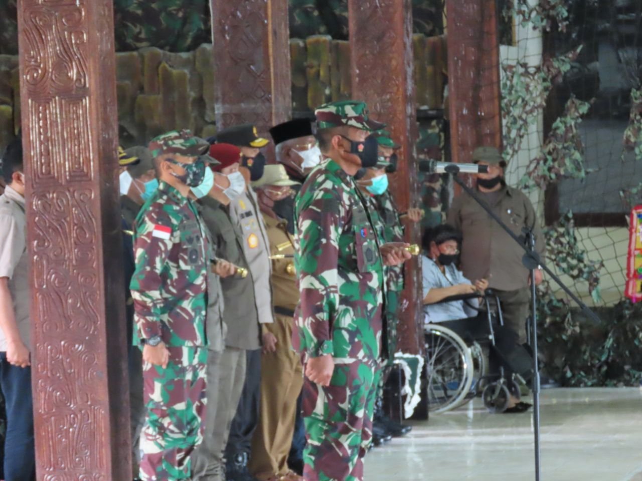 Pangdam XVII/Cenderawasih Hadir di Upacara Pengantaran Jenazah Alm Mayjen Putu Danny
