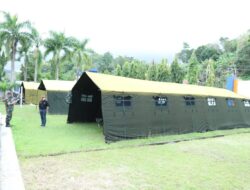 TNI Dirikan Tenda Pengungsian dan Layanan Kesehatan untuk Korban Gempa Mamuju