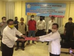 Hasuri Kembali Pimpin Pokja Wartawan Banten Hasil Aklamasi